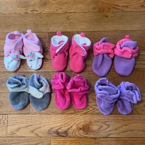 Zutano, Hudson Baby, & Lovable Friends Booties Lot